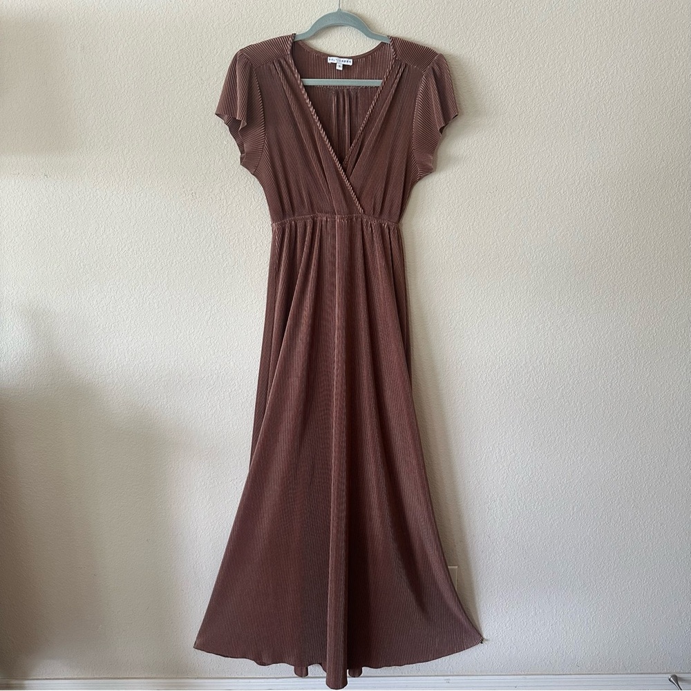 Baltic Born Chocolate Brown Maxi Dress size Small - Picture 2 of 5